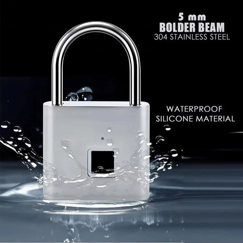 Fingerprint Padlock — Keyless Rain-Resistant Smart Lock